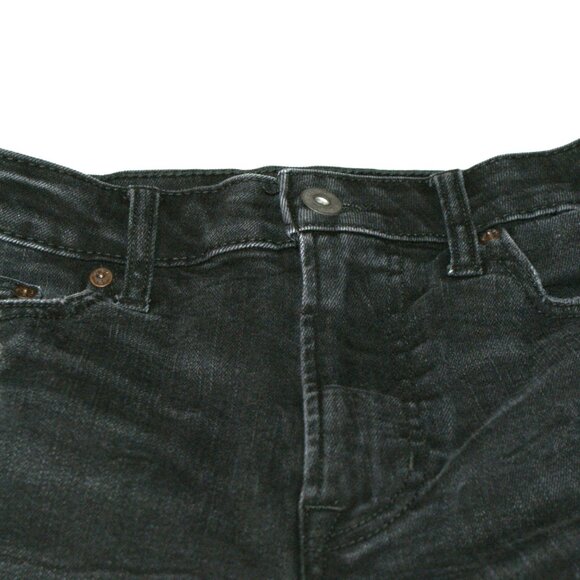 American Eagle Flex Distressed look Black Cut Off Shorts Size 31 - Picture 1 of 11